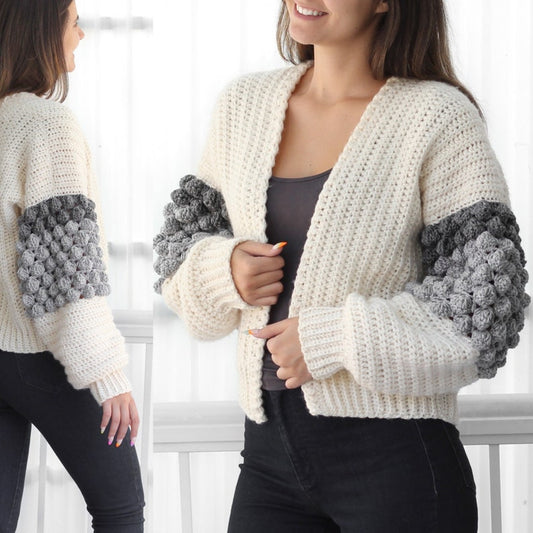 NAOMI Crochet cardigan pattern PDF-Women crochet pattern