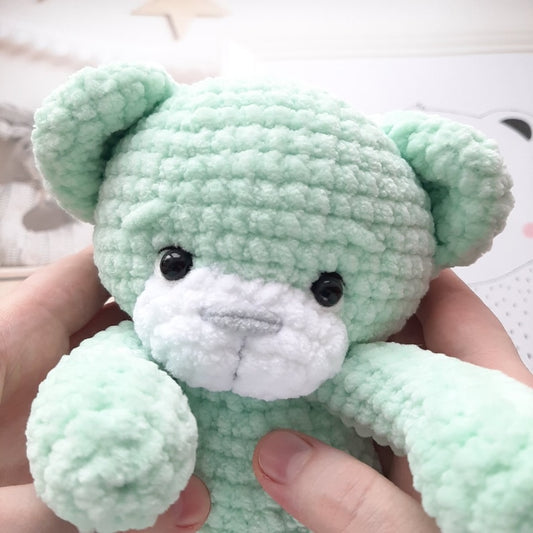 Crochet PATTERN bear, Amigurumi tutorial PDF in English