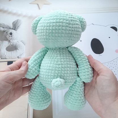 Crochet PATTERN bear, Amigurumi tutorial PDF in English