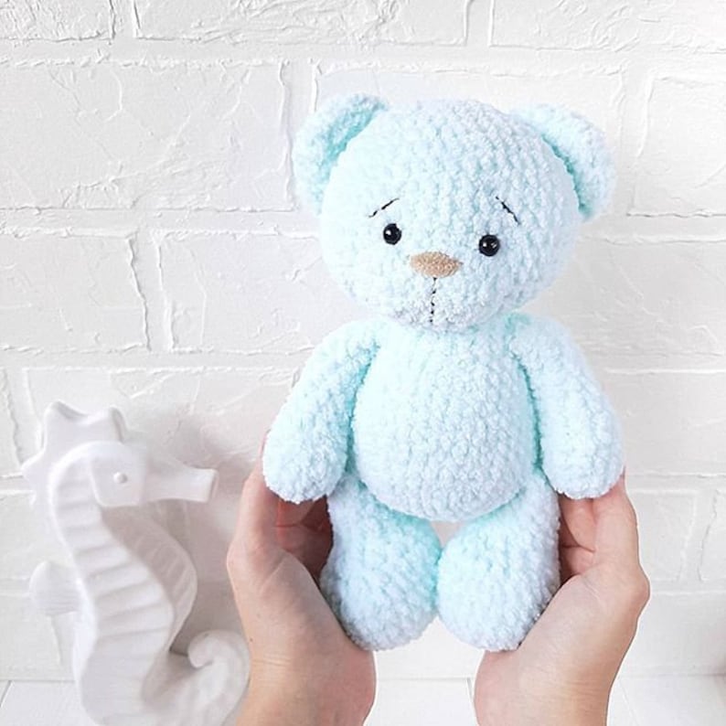 Crochet PATTERN bear, Amigurumi tutorial PDF in English