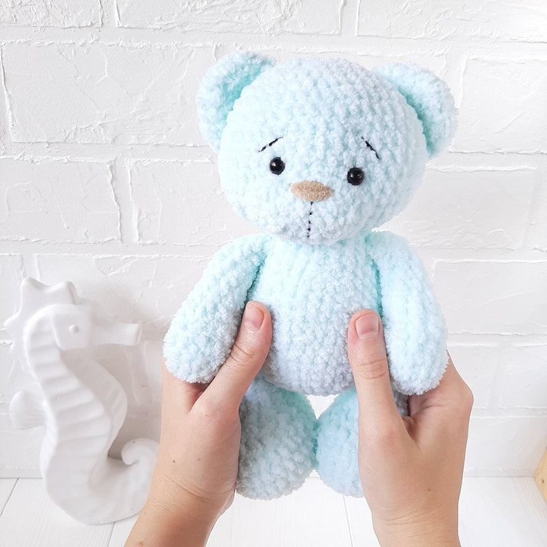 Crochet PATTERN bear, Amigurumi tutorial PDF in English