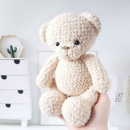 Crochet PATTERN bear, Amigurumi tutorial PDF in English