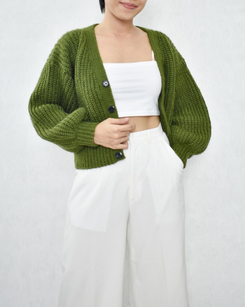 Ribbed cardigan pattern, Modern crochet cardigan