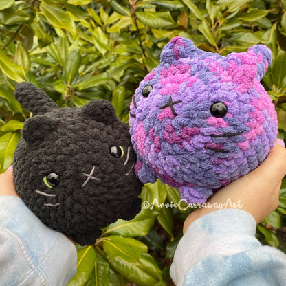 Cute Loaf Cat Plushies | 2 in 1 Crochet Pattern