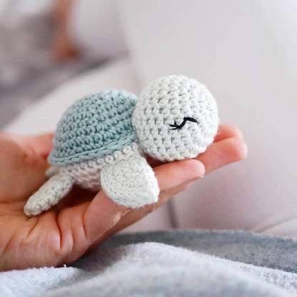 Crochet pattern little turtle (German, English)