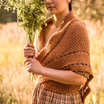 Outlander Inspired Shawl Wrap | Crochet PDF Pattern