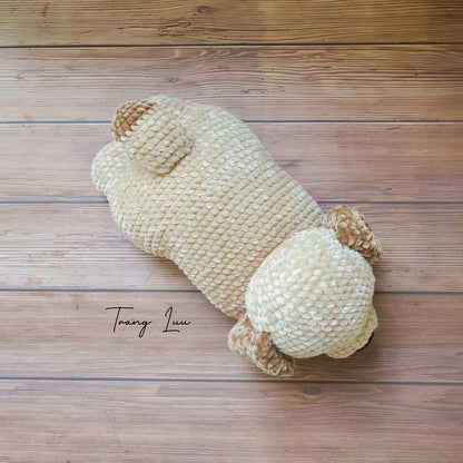 PDF Crochet Pattern Golden Retriever: Little Potato