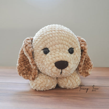 PDF Crochet Pattern Golden Retriever: Little Potato