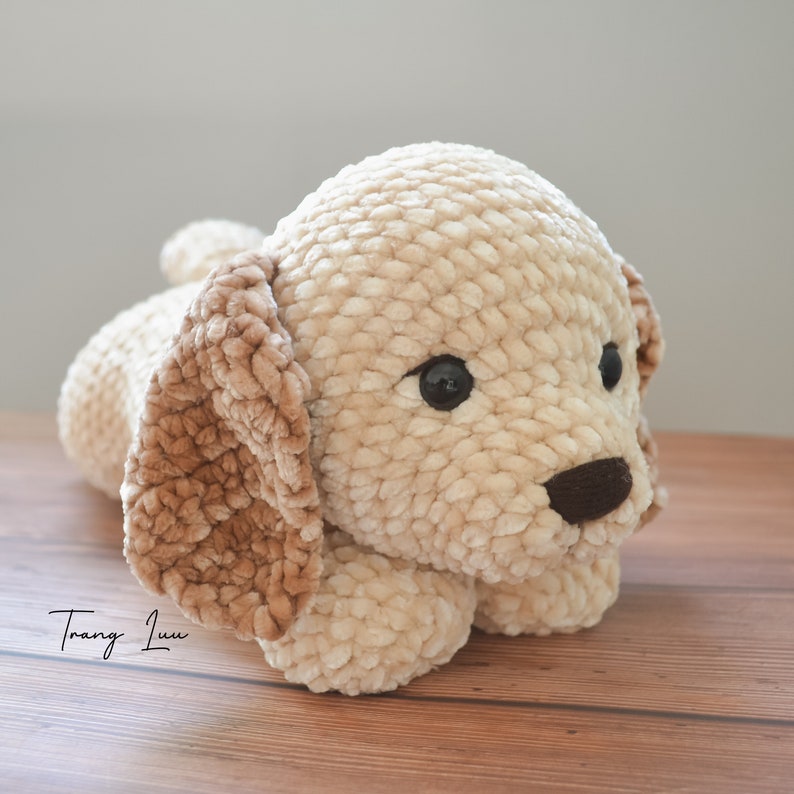 PDF Crochet Pattern Golden Retriever: Little Potato