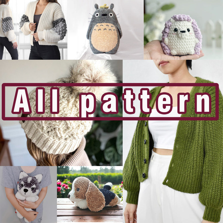 All the patterns available on this website (over 40 crochet patterns)